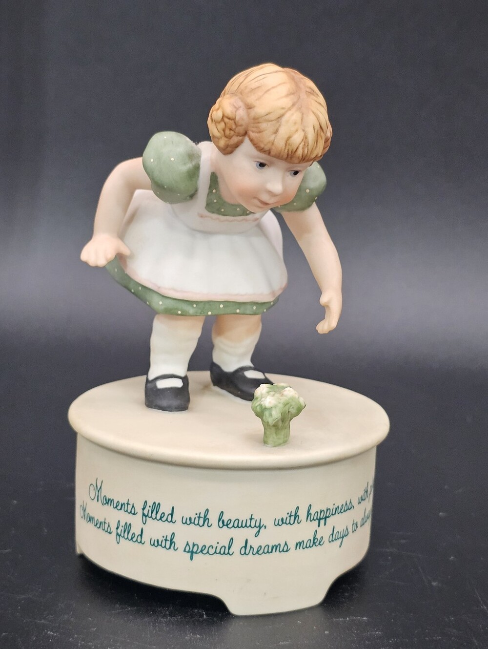 Vintage 1983 Hallmark Musical Collection Porcelain Music Box